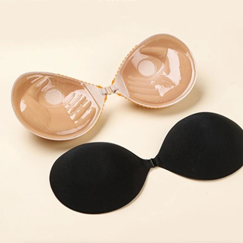 Push Up Bra Silicone - บราซิลิโคนแบบมีกาว ยกกระชับ 3 ซม. - กันน้ำ