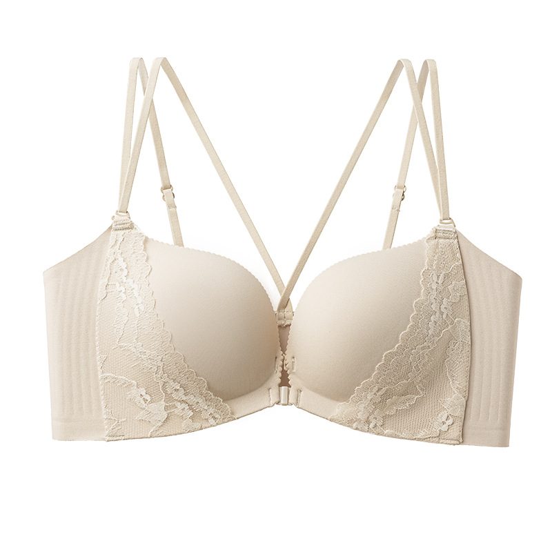 Wirefree Bra Comfort - KUCLUT บราแบบปิดด้านหน้า บราสำหรับผู้หญิง ทรงกระชับหน้าอกเล็ก ฤดูร้อน บราหลังบาง
