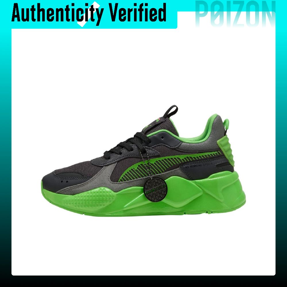 Puma Shoes Rs-X - รองเท้าลำลอง PUMA RS-X สำหรับผู้ชาย ทรงเตี้ย สีดำ-เขียว