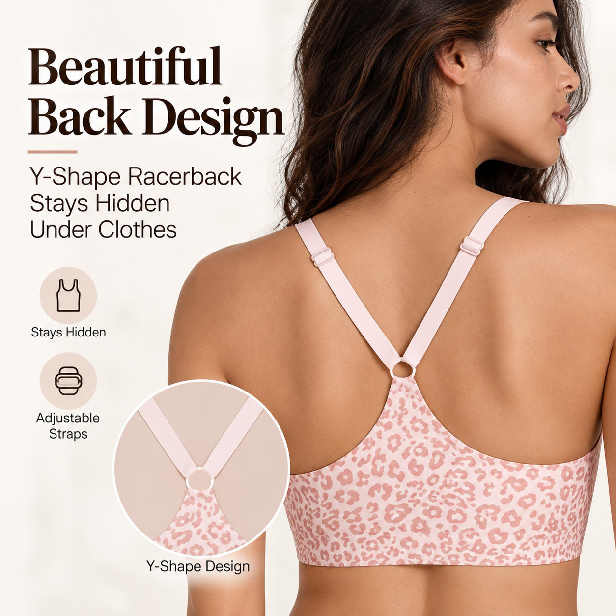 บราไร้โครง ลายเสือดาว ดีไซน์ตะ - Wirefree Bra Comfort บทวิจารณ์และราคา