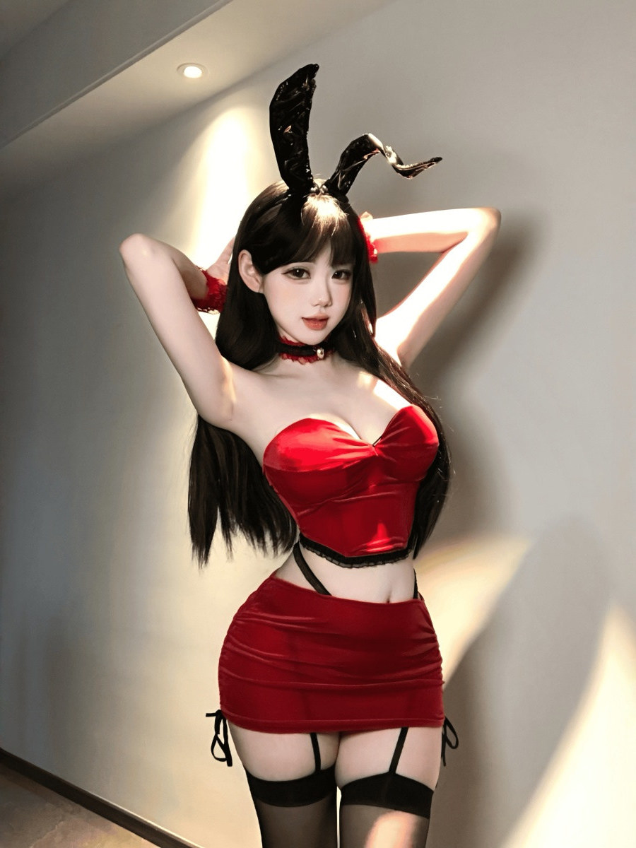 ชุดเดรสสั้นผ้ากำมะหยี่สีแดง แต - Lace Bralette Set บทวิจารณ์และราคา