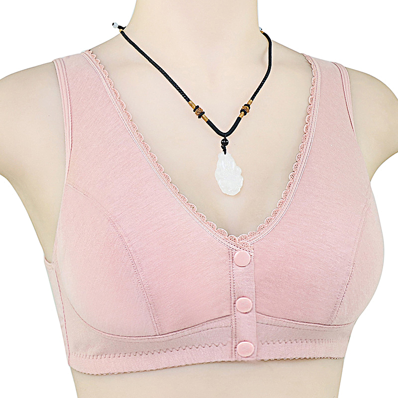 บราผ้าฝ้ายแบบปิดด้านหน้าเต็มตั - Lace Bralette Set บทวิจารณ์และราคา